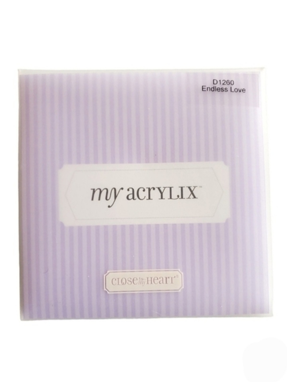 Close To My Heart My Acrylix D1260 Endless Love Stamp Set